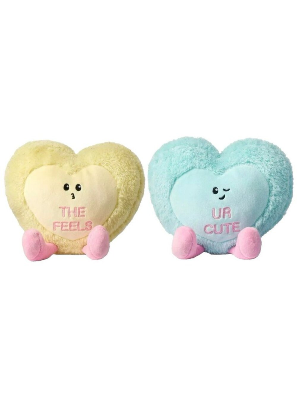 Gigglescape 5" Sweetheart Candy THE FEELS & UR CUTE Plush Stuffed Animal 2 Pack